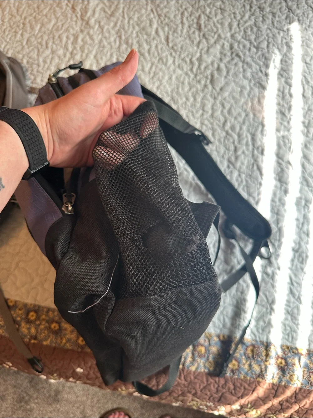 High Sierra Purple Backpack